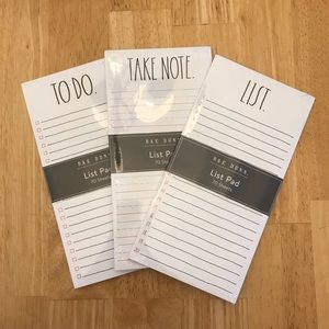 NEW RAE DUNN NOTEPADS LIST PADS TO DO LISTS